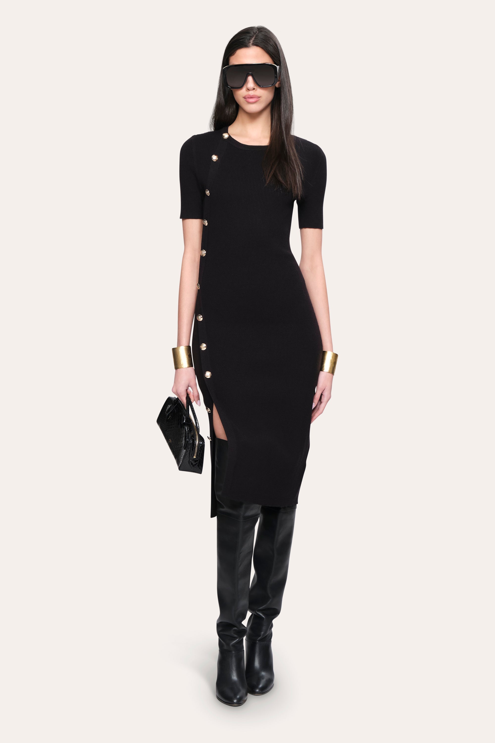 Bella Ribbed Dress