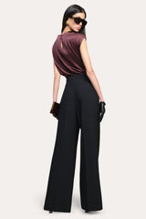Diane Silk Draped Blouse