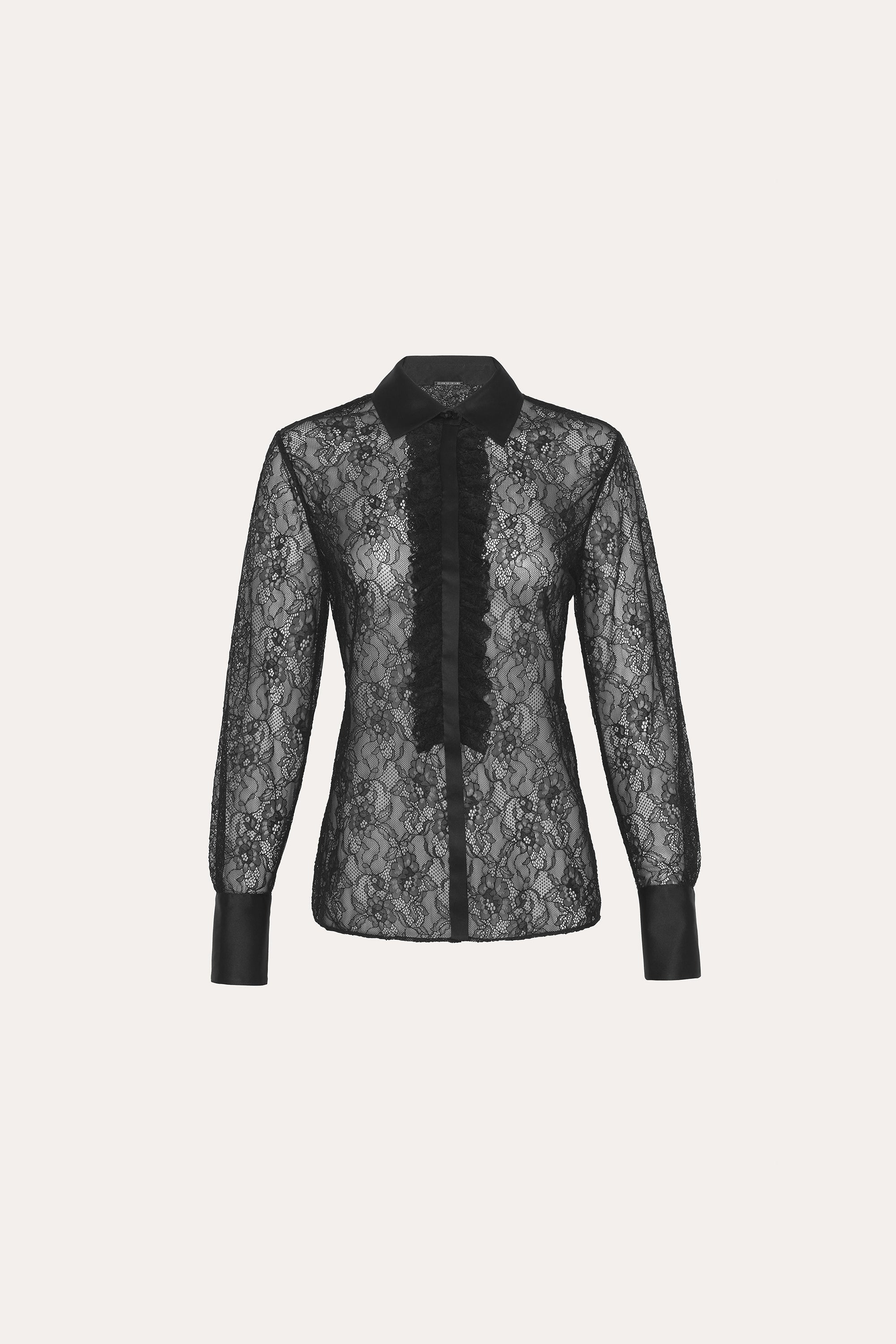 Laced Trim Blouse