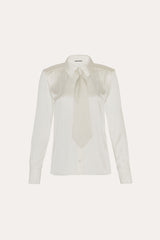 Silk Tie Button Down