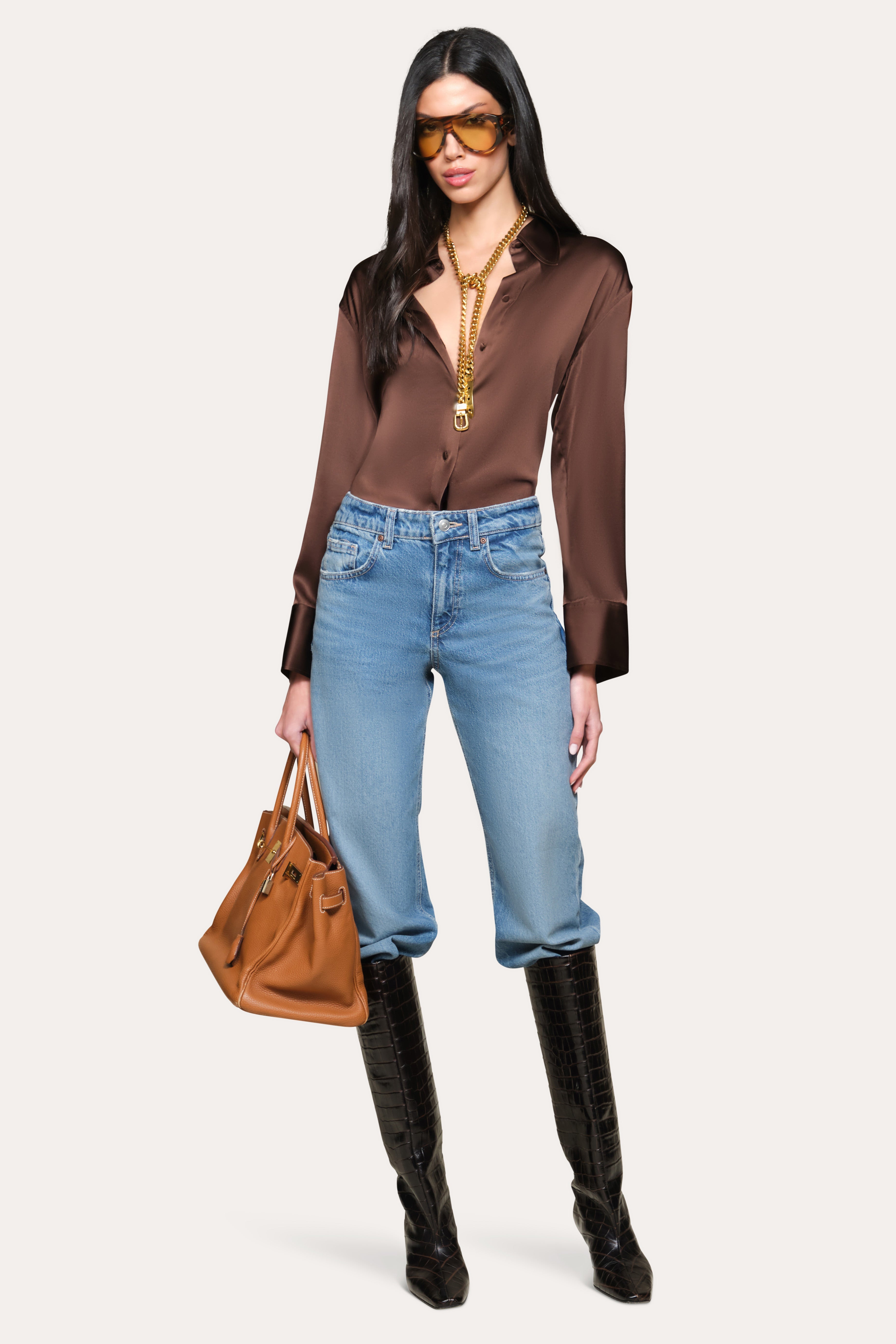 Silk Button Down