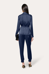 Olivia Satin Belted Cargo Pant