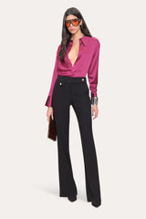 Silk Button Down Shirt
