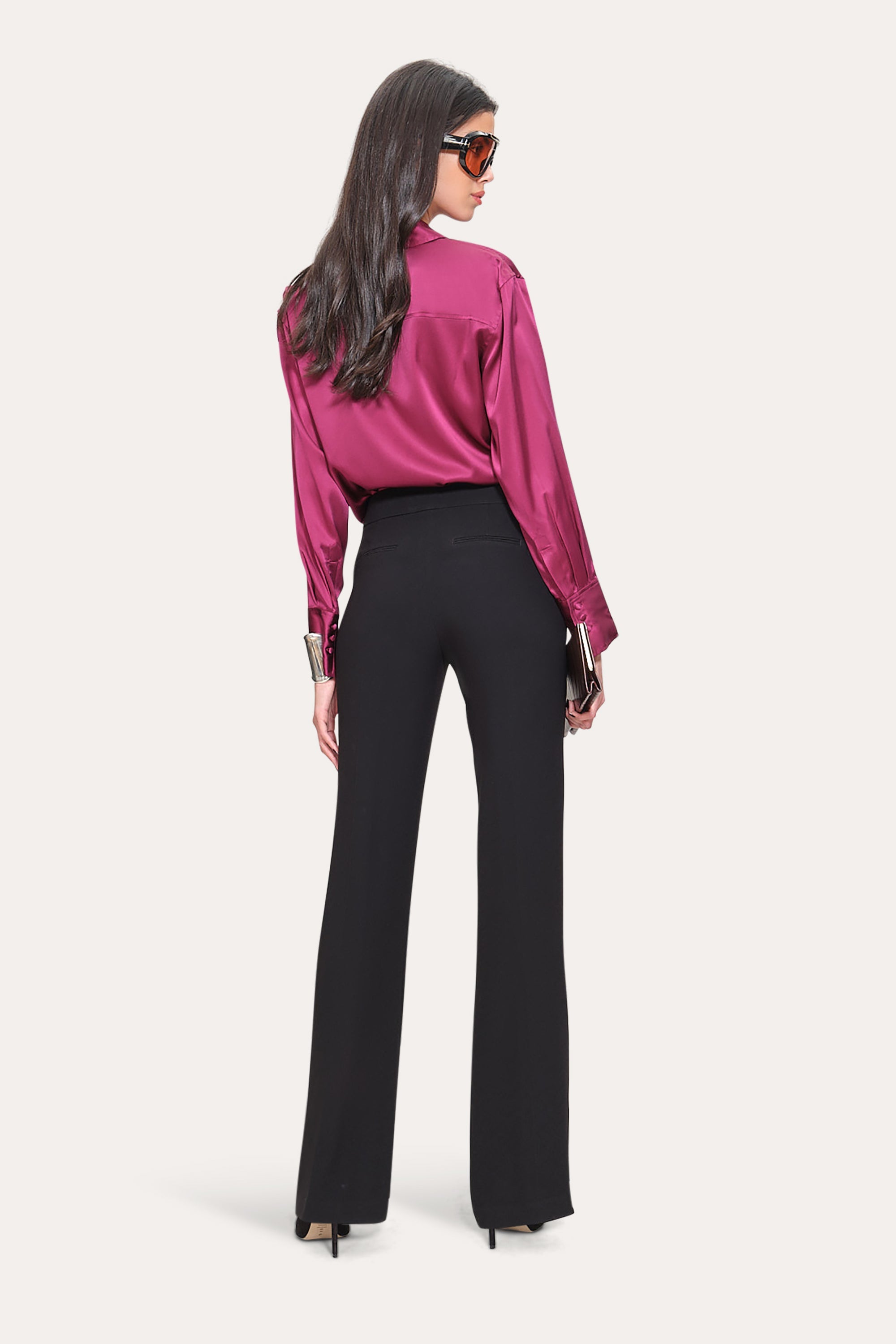 Silk Button Down Shirt