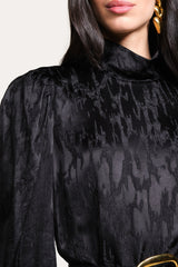 Silk Jacquard Dress