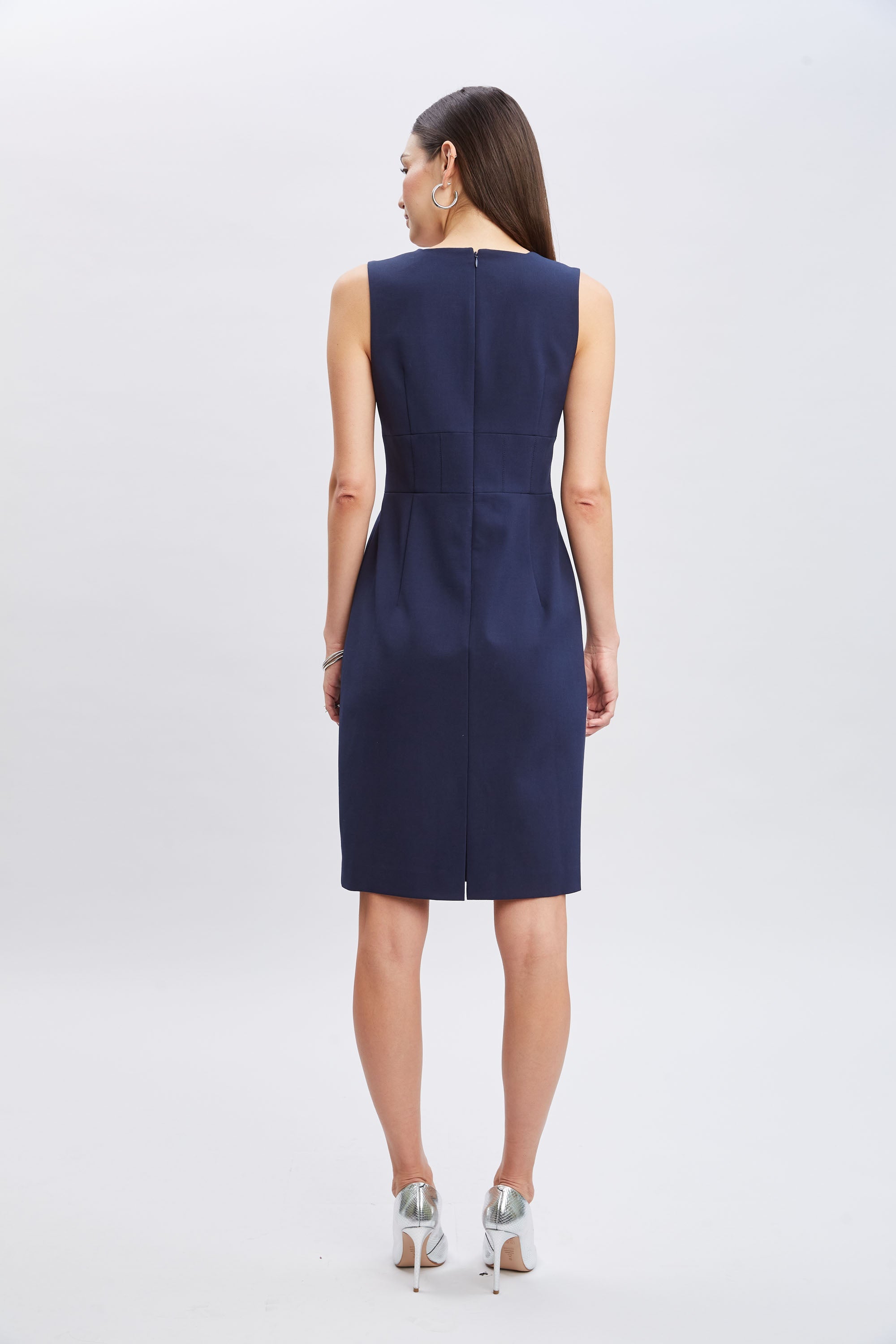 Square Neck Slim Dress
