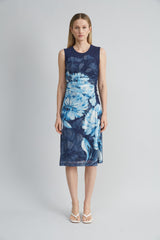 Midnight Shadow Mesh Dress