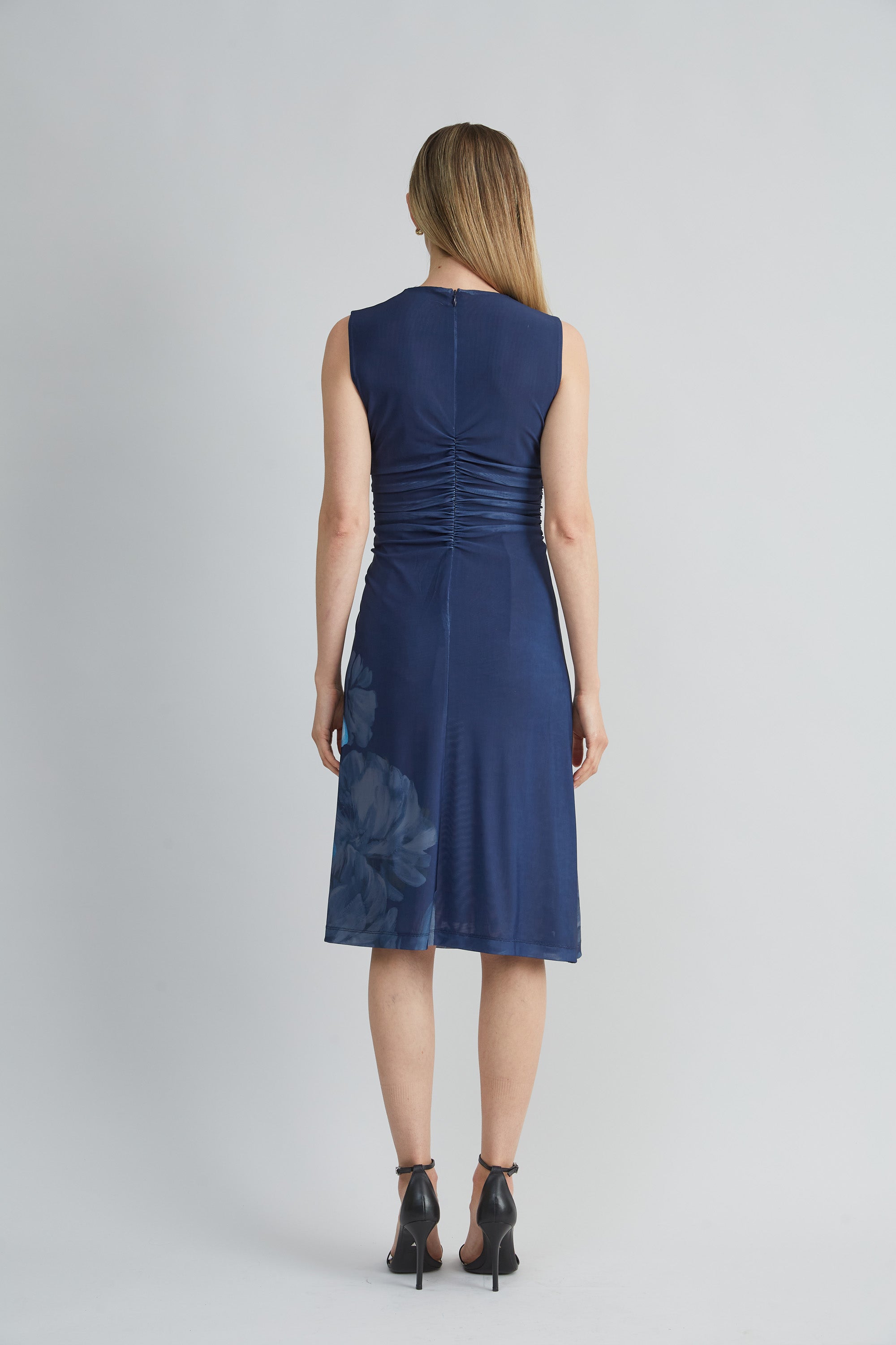 Midnight Shadow Mesh Dress