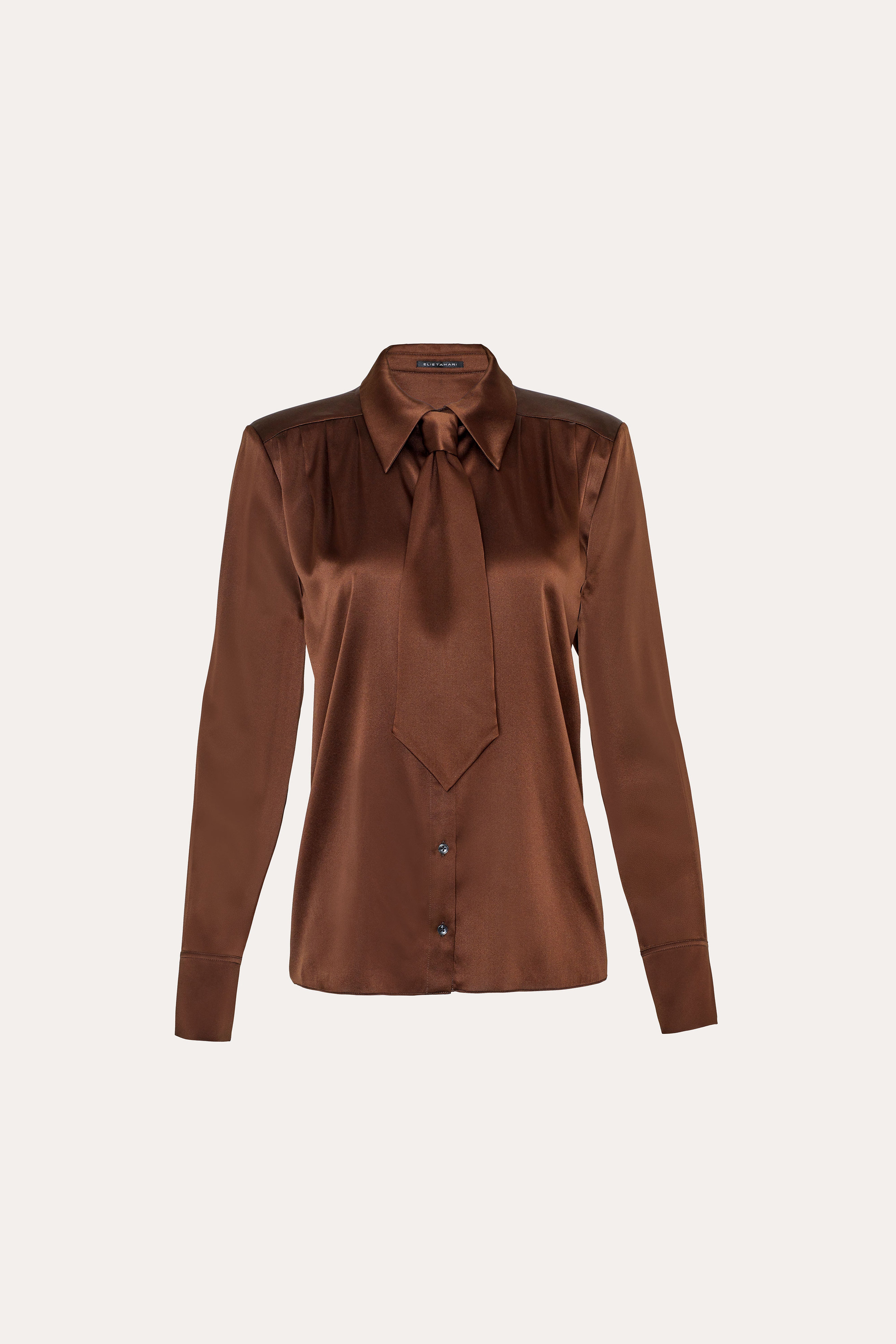 Silk Tie Button Down