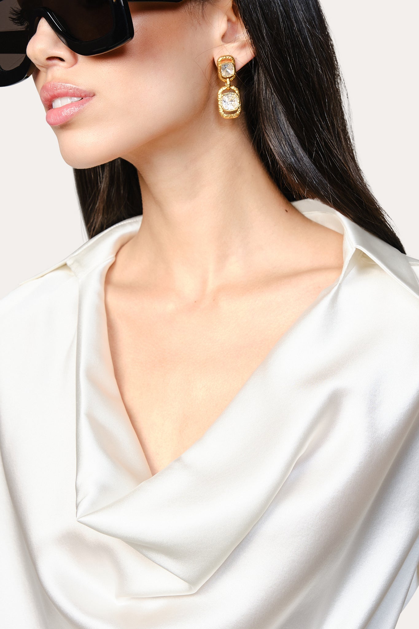 Silk Draped Top