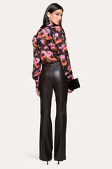 Brushstroke Silk Blouse