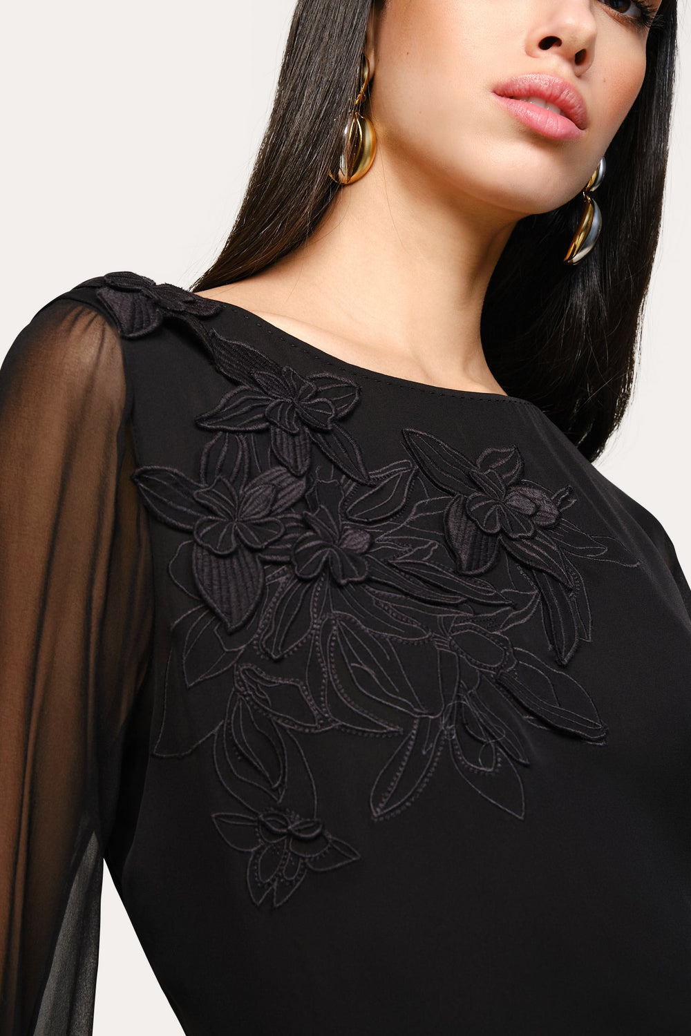Applique Silk Shirt