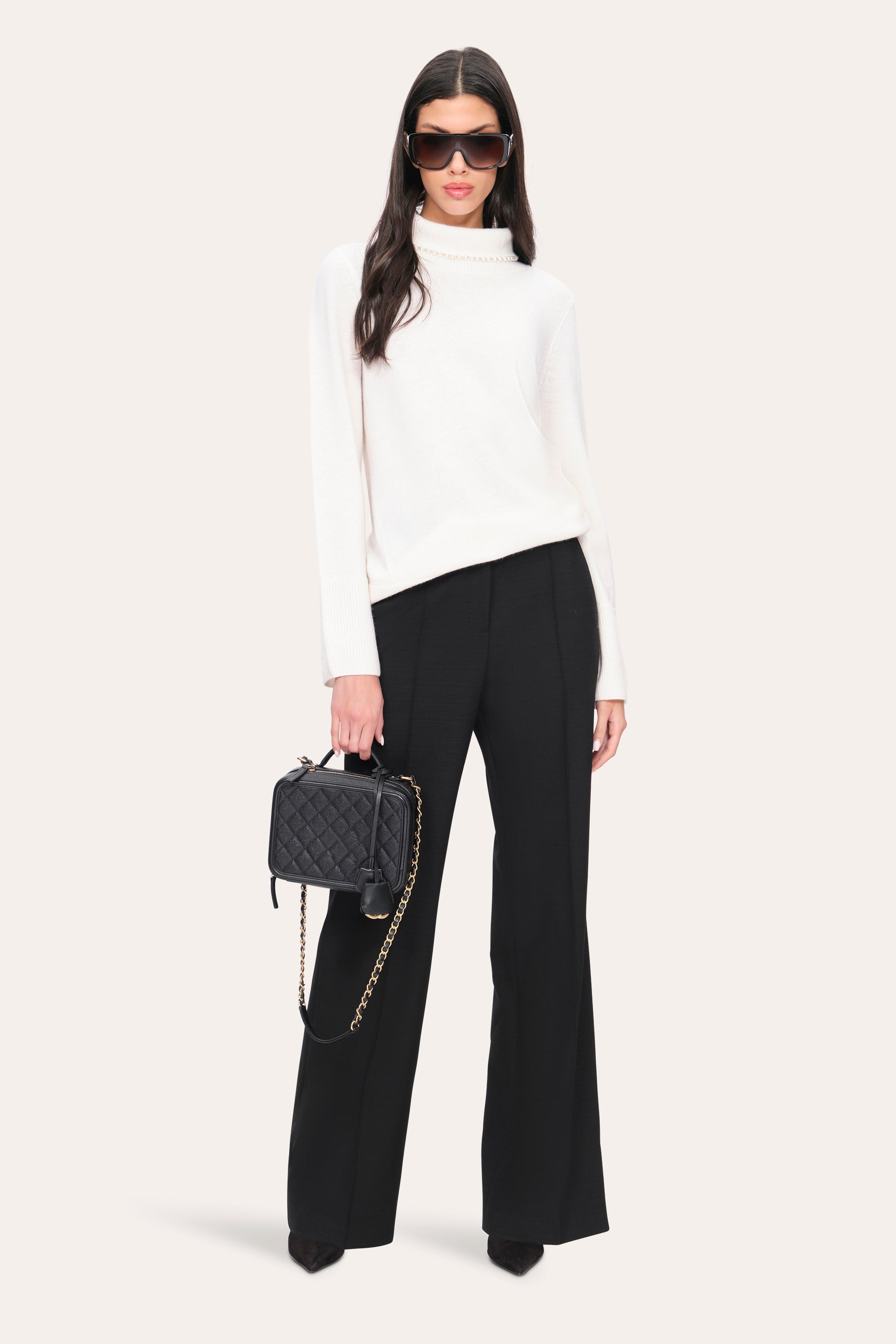 Pearl Cash-Wool Sweater