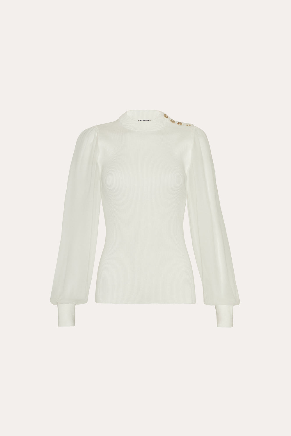 Chiffon Sleeve Knit