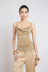 Metallic Knit Cami