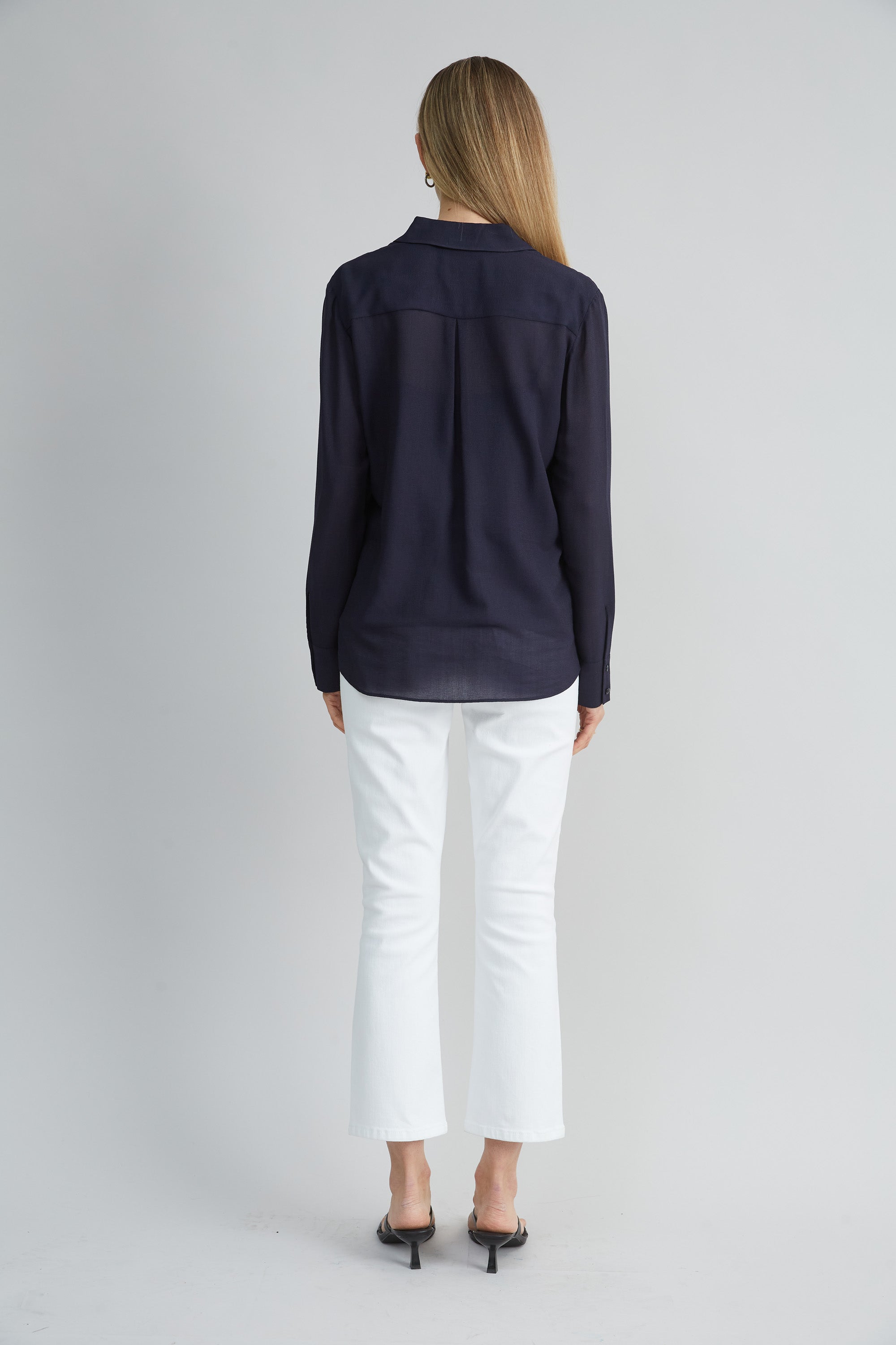 Silk Texture Utility Shirt