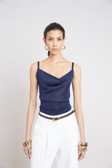 Metallic Knit Cami