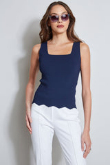 Scallop Hem Tank