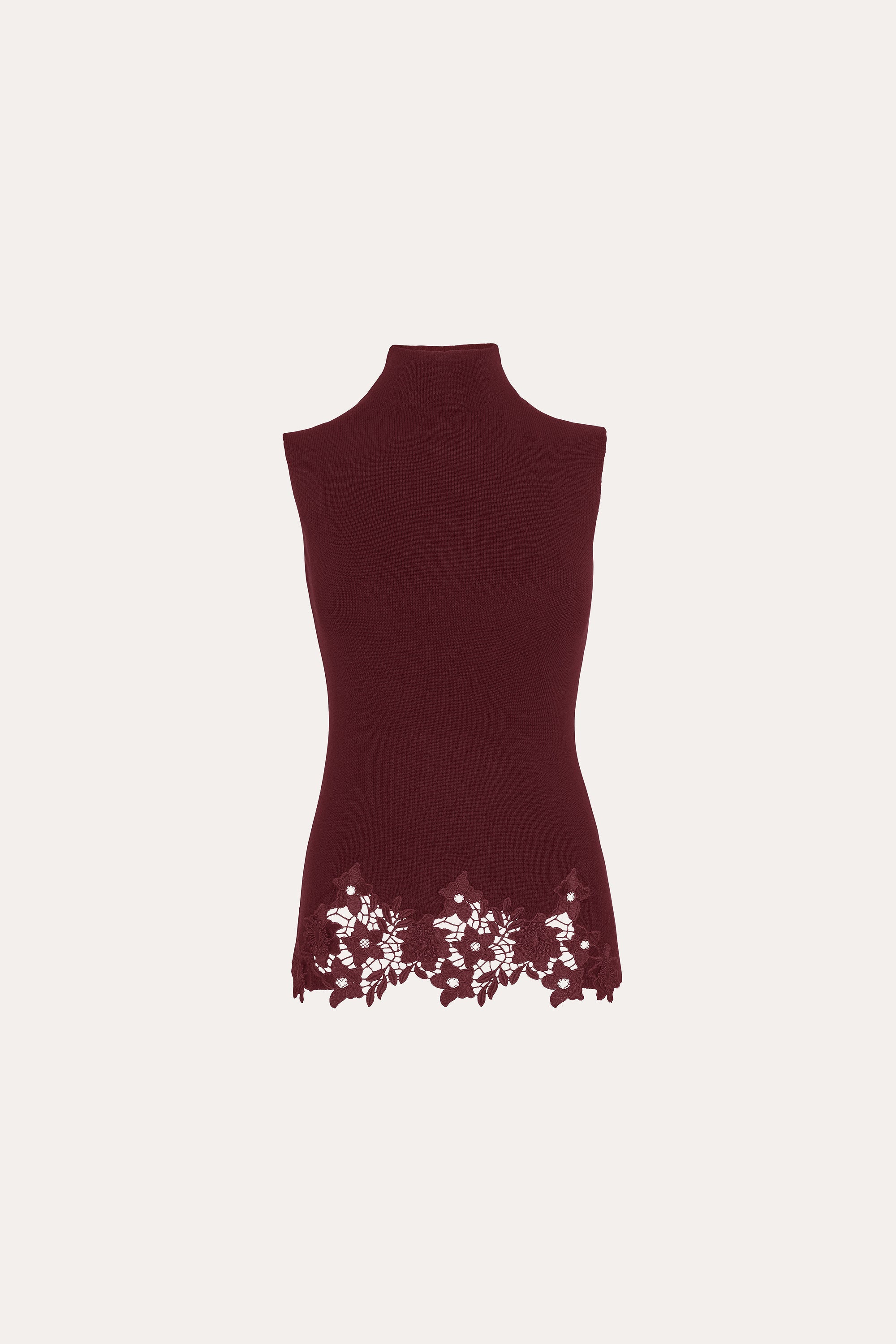 Mock Lace Sweater