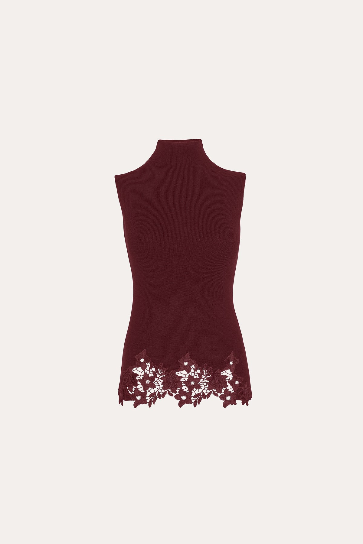Mock Lace Sweater