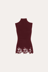 Mock Lace Sweater