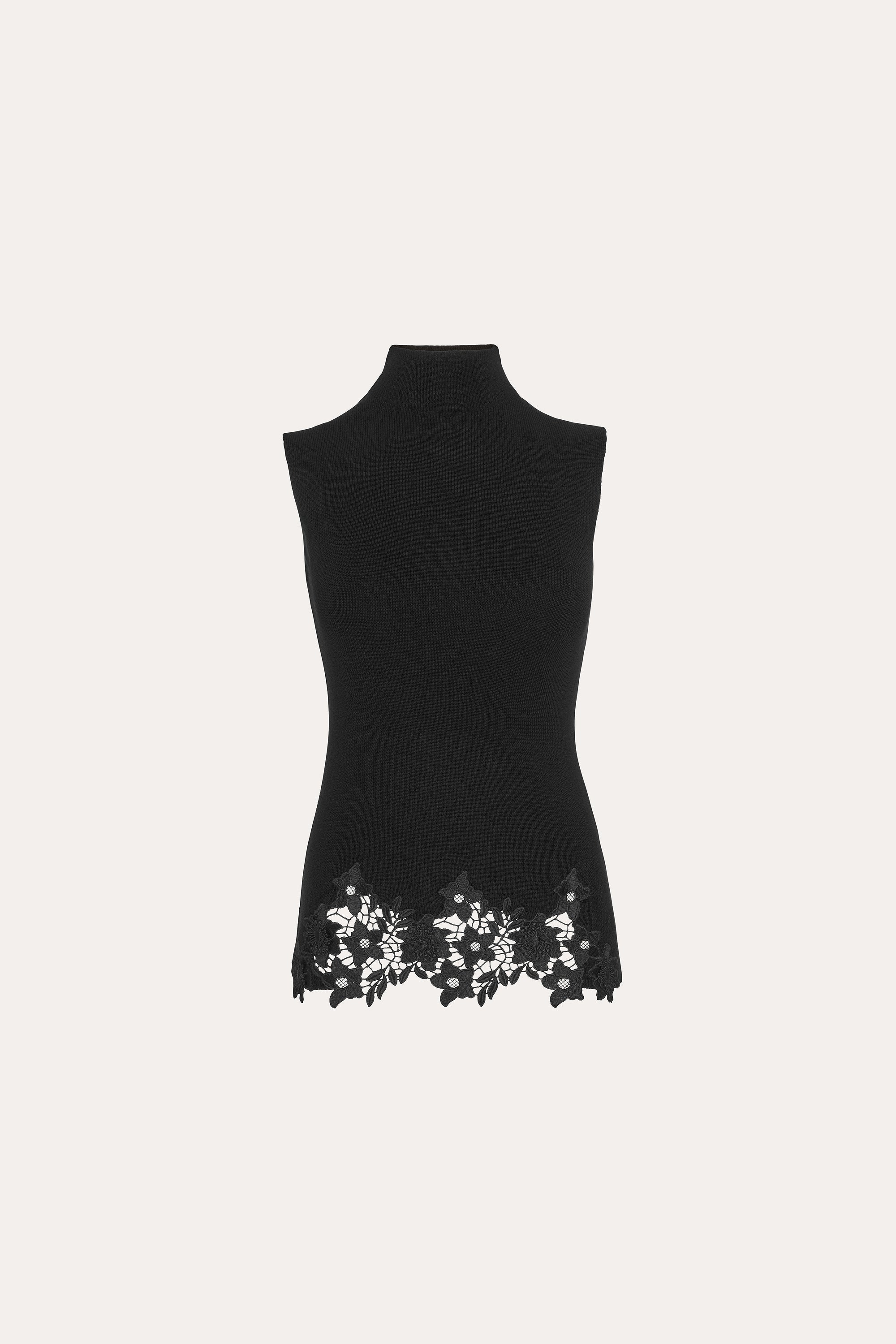 Mock Lace Sweater