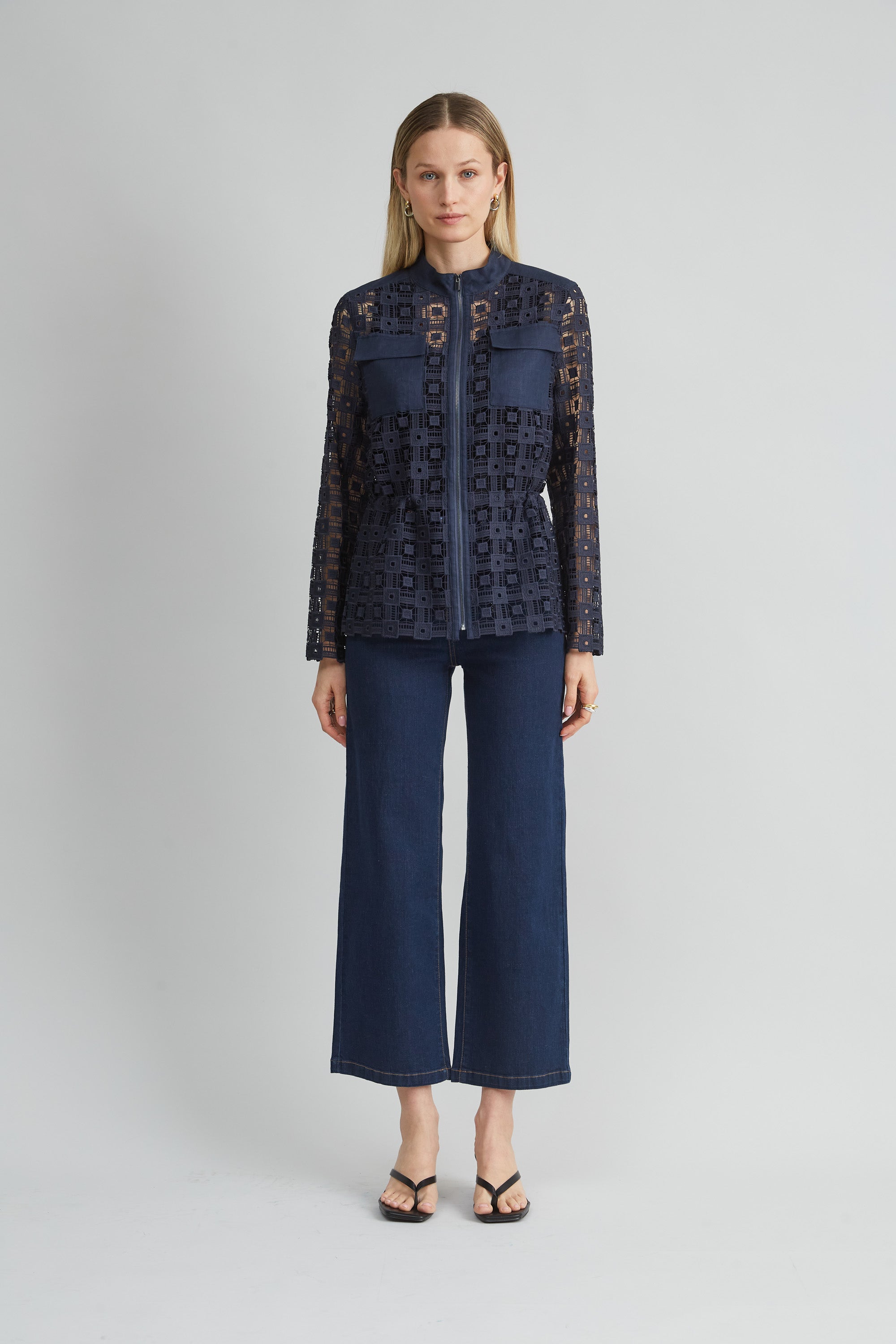 Lace Utility Jacket