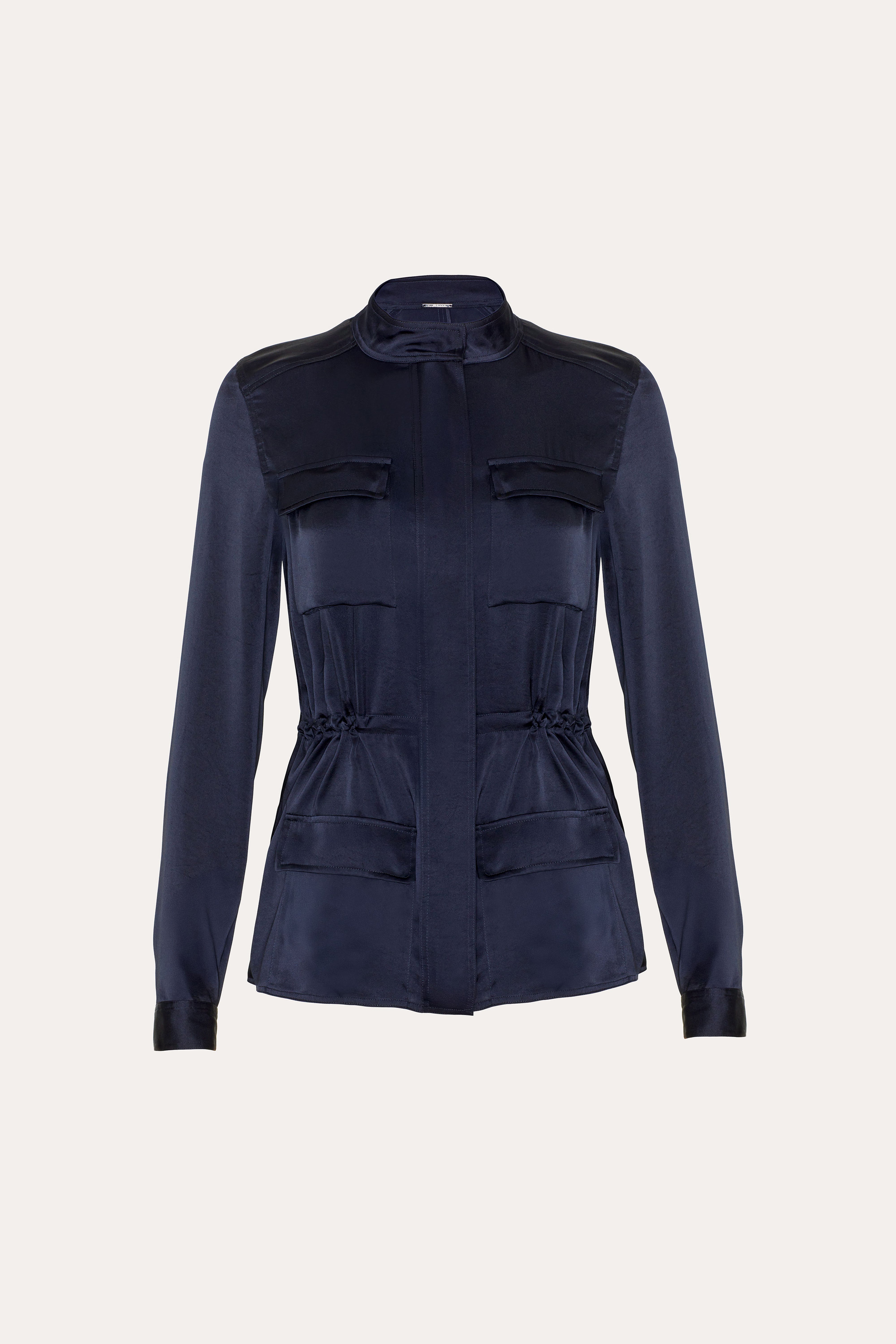 Olivia Utility Satin Jacket