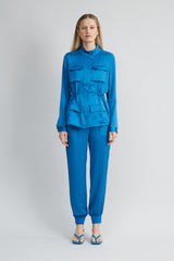 Satin Utility Jacket