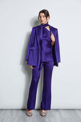 Satin Boyfriend Blazer