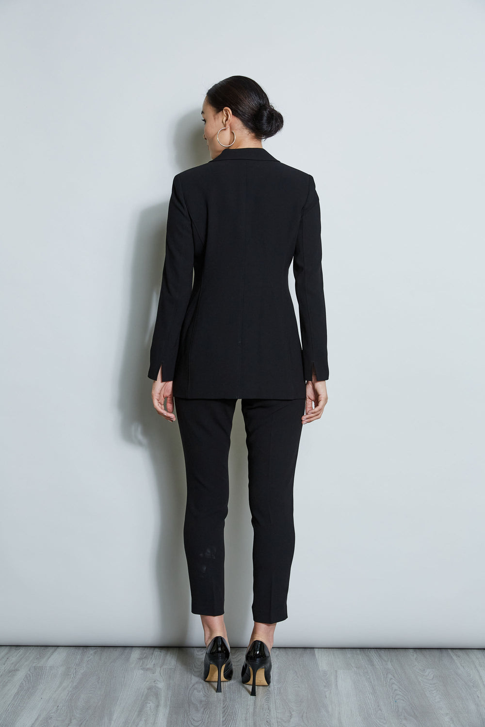 Asymmetric Single Button Blazer