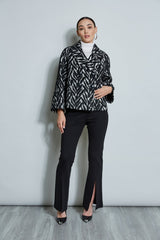 Wool Jacquard Jacket