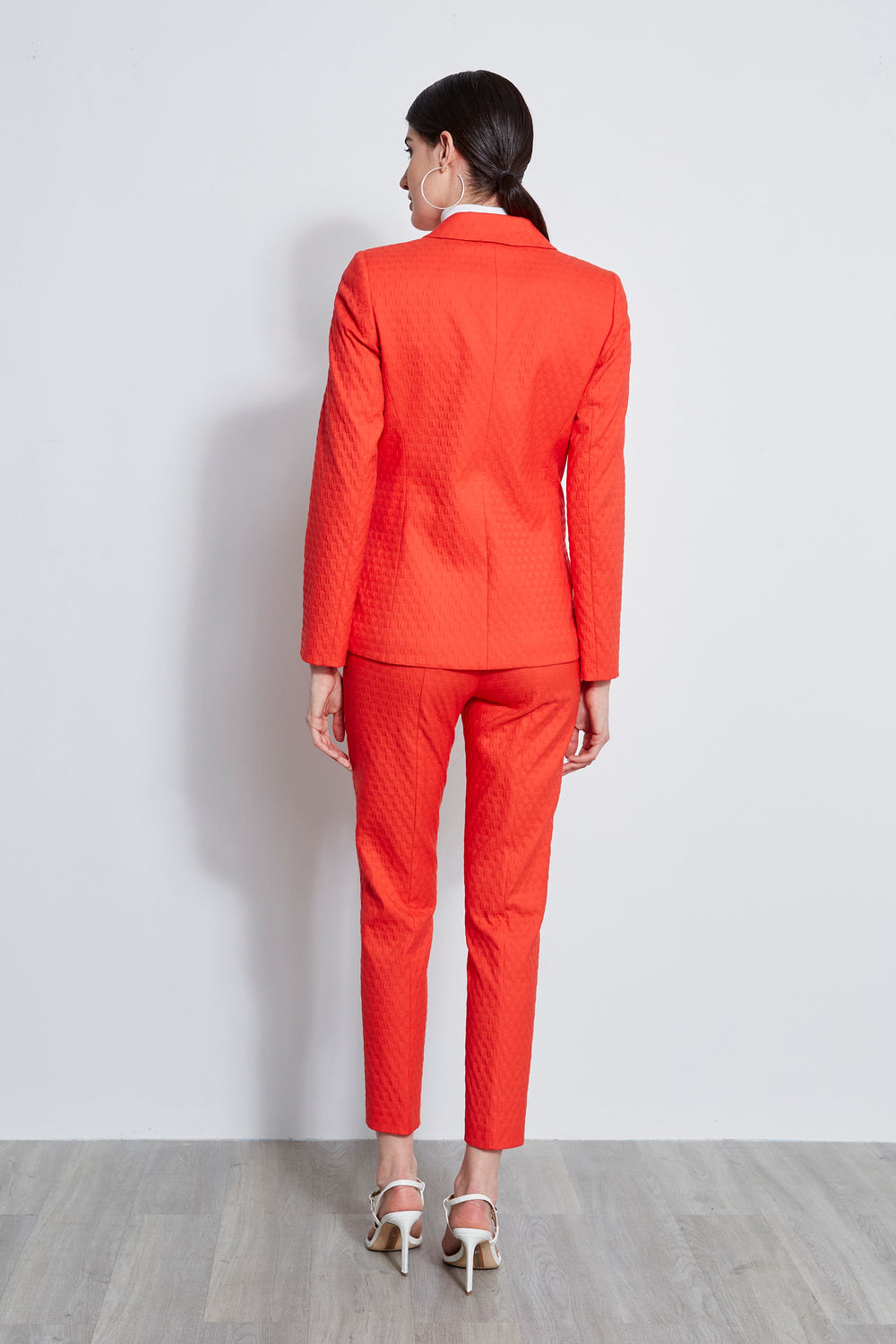 Jacquard Stretch Panel Blazer