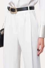 Crepe Pleated Pant