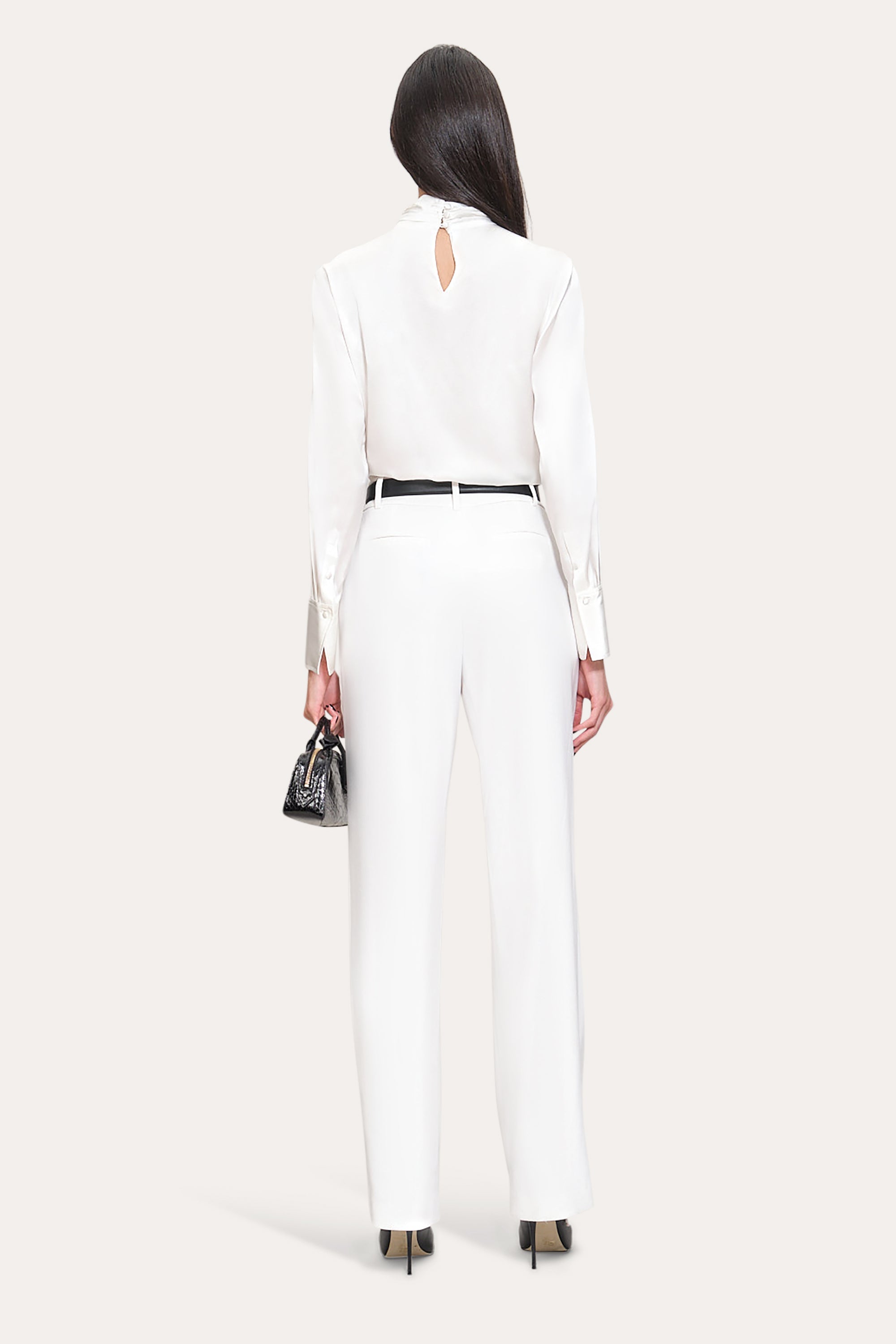 Crepe Pleated Pant
