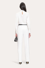 Crepe Pleated Pant