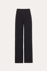 Crepe Overlay Slit Pant