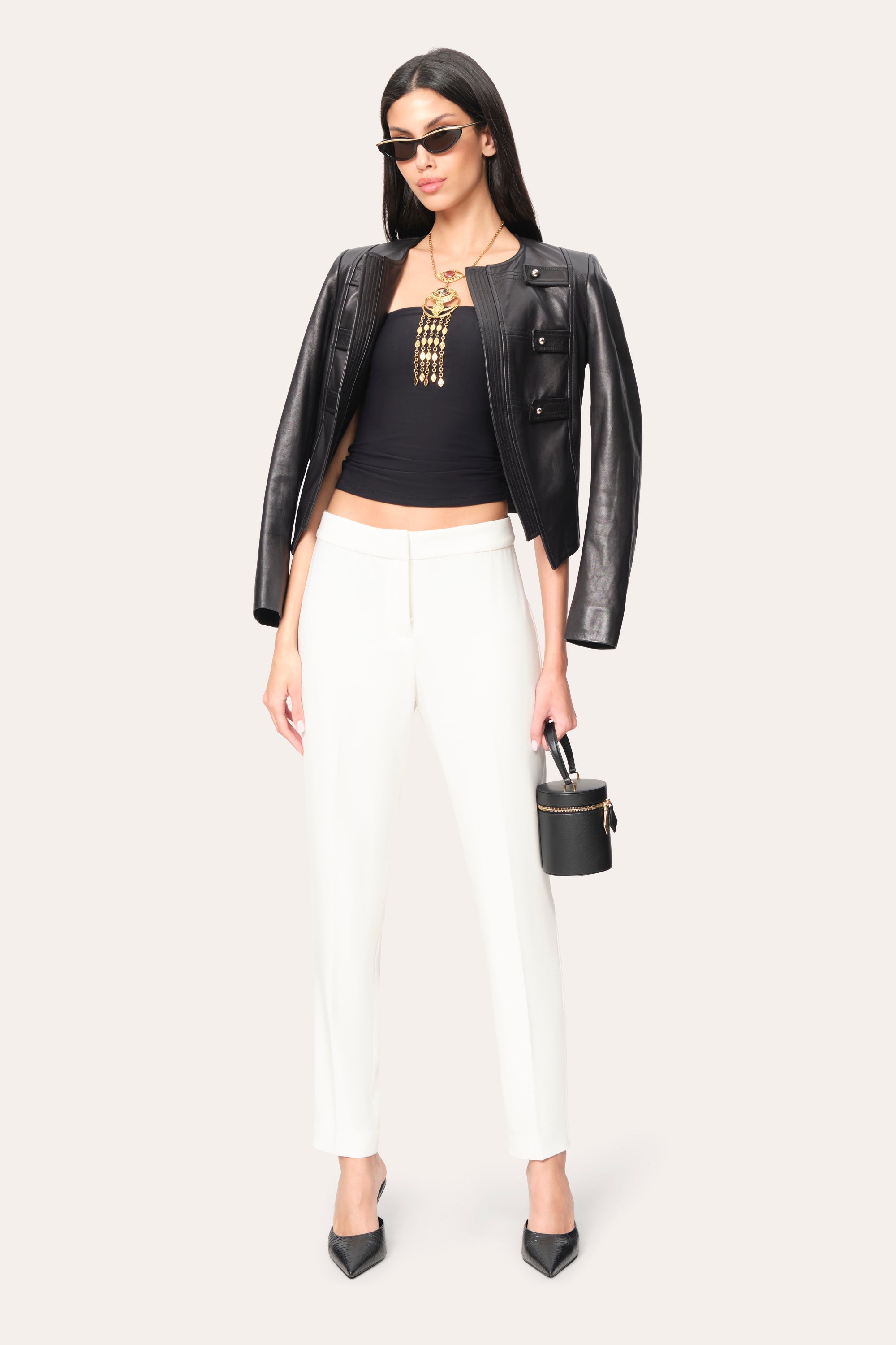Slim Crepe Pant