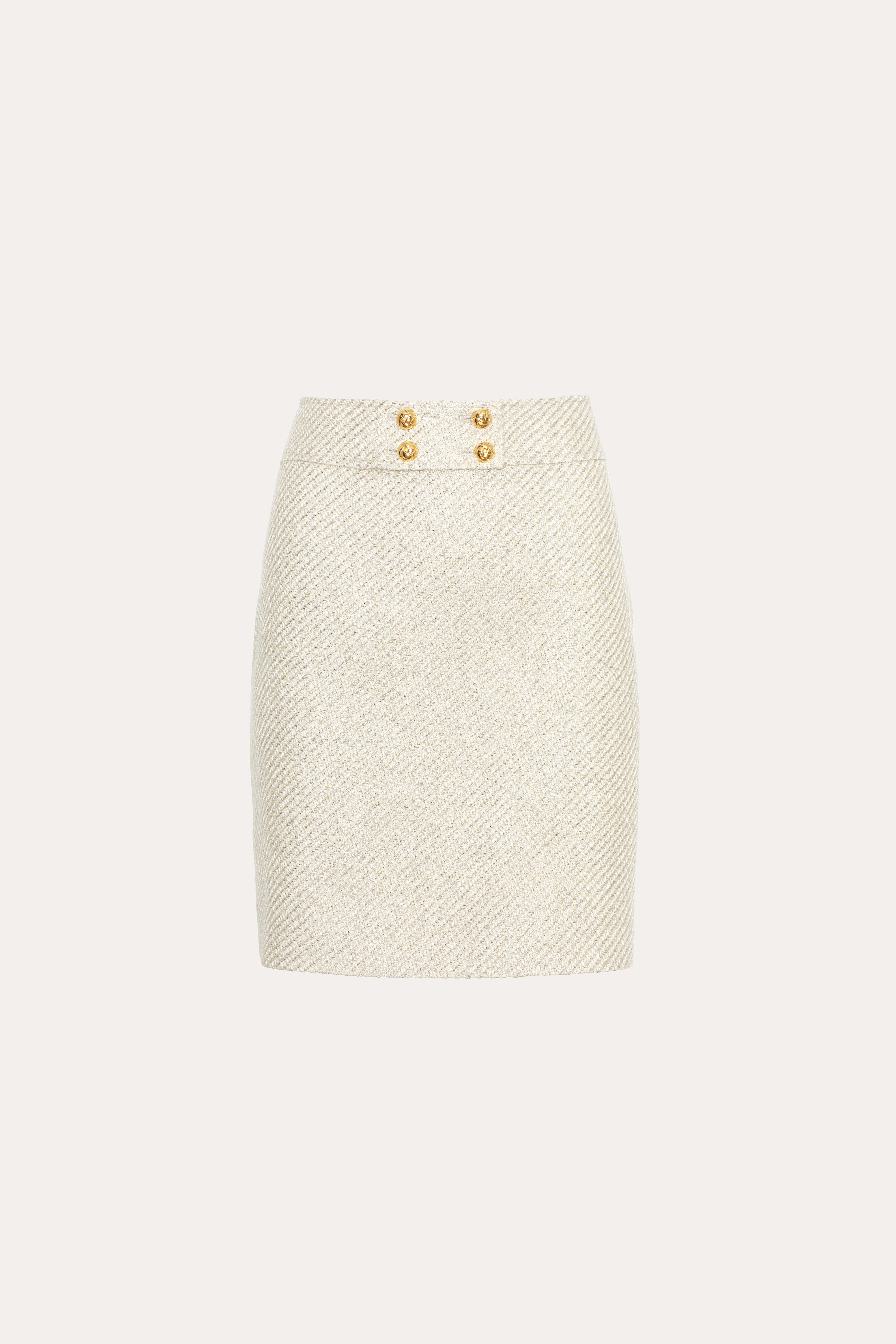 Tweed Lurex Skirt