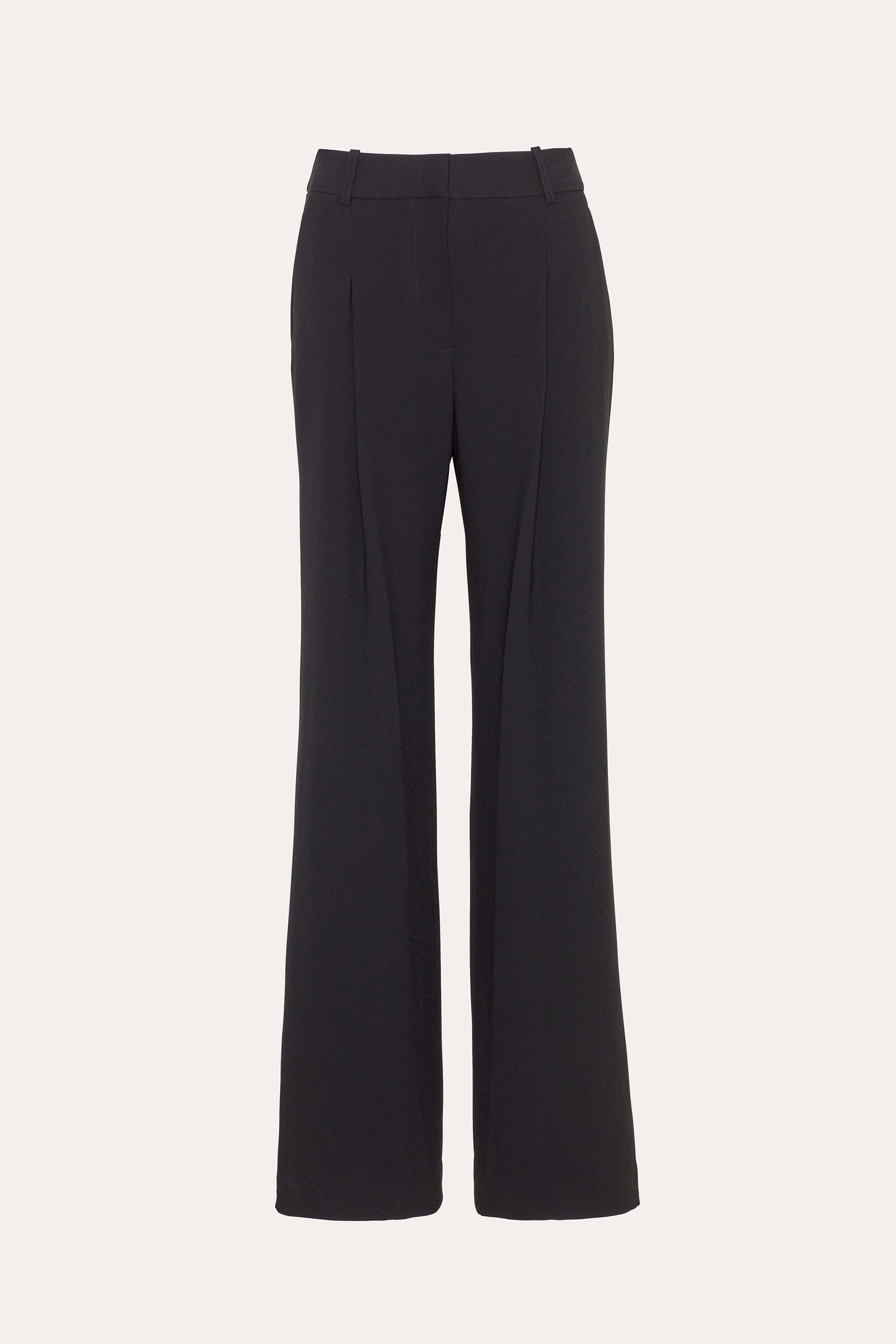 Pleated Crepe Pant