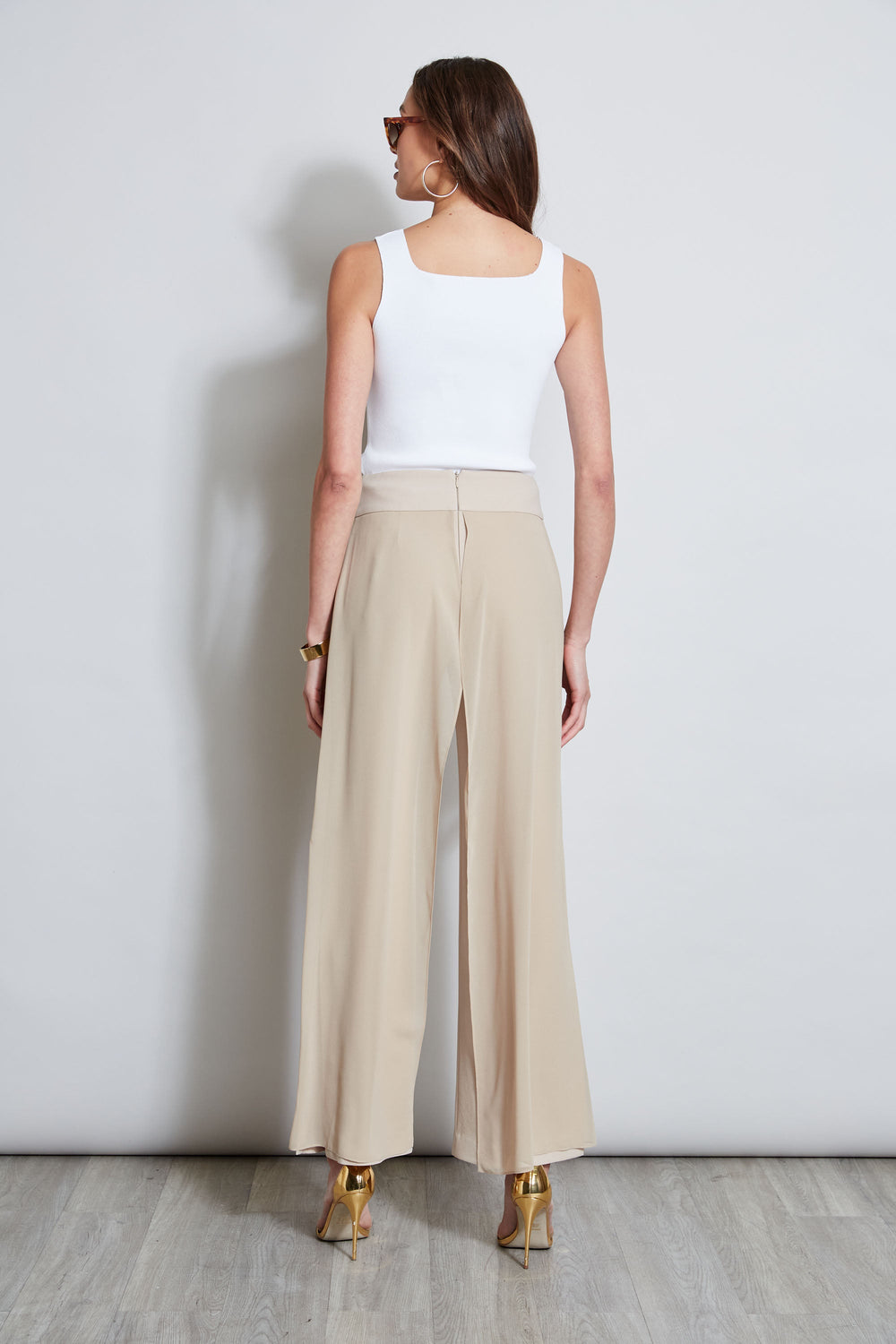 Chiffon Panel Pant