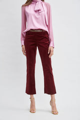 Cotton Velvet Flare
