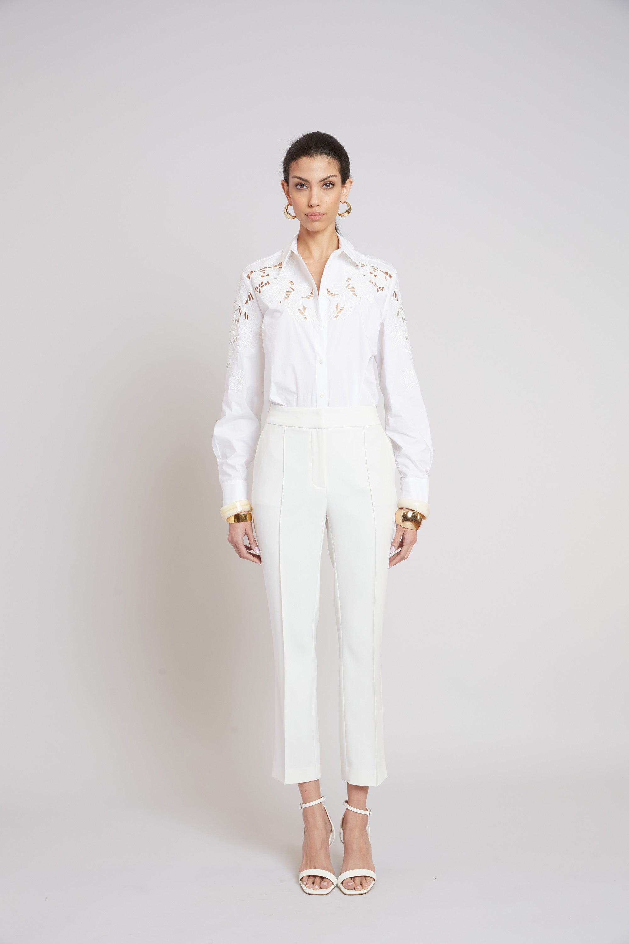 Micro Flare Crepe Pant