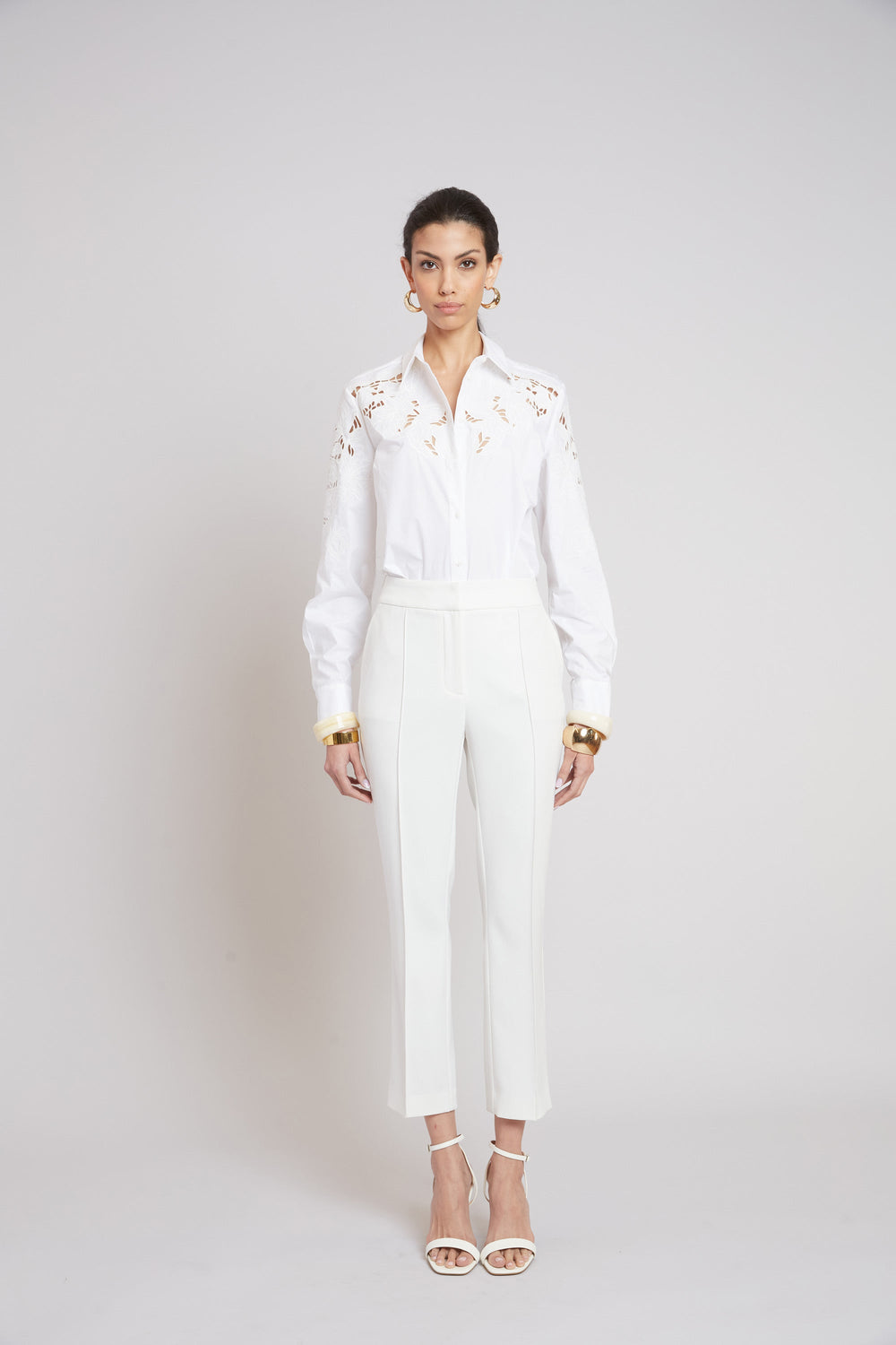 Micro Flare Crepe Pant